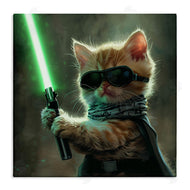 Jim Baldwin | Sci-Fi Kitten with Saber