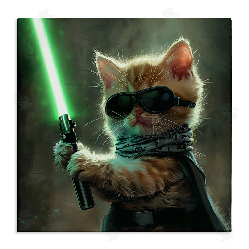 Jim Baldwin | Sci-Fi Kitten with Saber