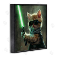 Jim Baldwin | Sci-Fi Kitten with Saber