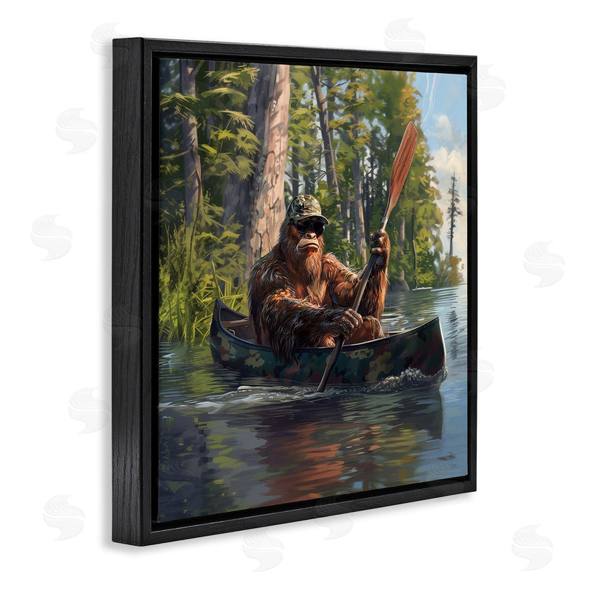 Jim Baldwin | Mythical Monster in Canoe