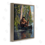 Jim Baldwin | Mythical Monster in Canoe