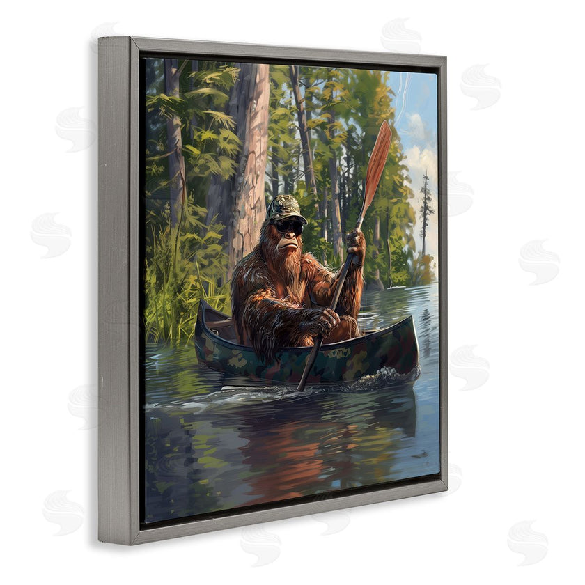 Jim Baldwin | Mythical Monster in Canoe