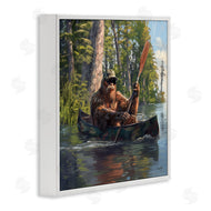Jim Baldwin | Mythical Monster in Canoe