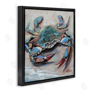 Lindsay Kivi Fine Art | Blue Crab with Red Claws