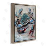 Lindsay Kivi Fine Art | Blue Crab with Red Claws