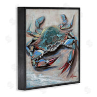 Lindsay Kivi Fine Art | Blue Crab with Red Claws