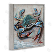 Lindsay Kivi Fine Art | Blue Crab with Red Claws