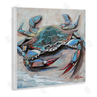 Lindsay Kivi Fine Art | Blue Crab with Red Claws