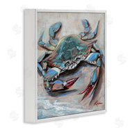 Lindsay Kivi Fine Art | Blue Crab with Red Claws
