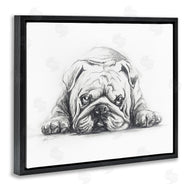 Lindsay Kivi Fine Art | Bulldog Puppy Naptime