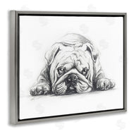 Lindsay Kivi Fine Art | Bulldog Puppy Naptime