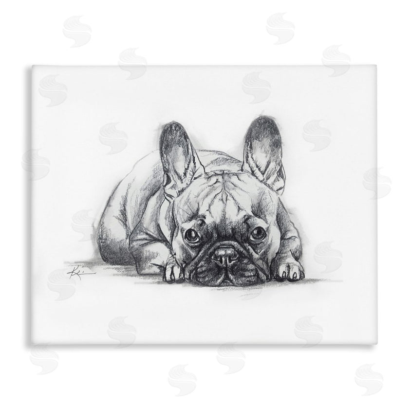 Lindsay Kivi Fine Art | French Bulldog Naptime