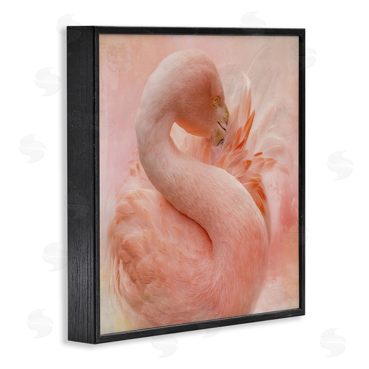 Cocoon of Plumage Black Frame Print Wall Art, Home Decor by Kelley Parker
