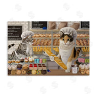 Mehu Art | Meow Bakery Funny Cats