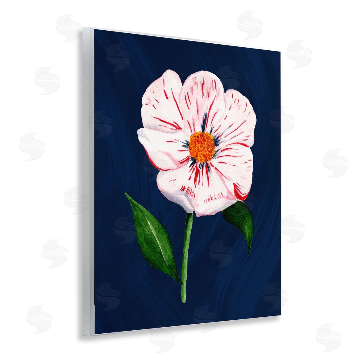 Single Cherry Blossom Bloom Wood Plaque Wall Art, Home Decor by Michelle Ingari Designs