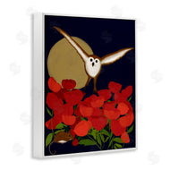 Michelle Ingari Designs | Owl over Poppy Field