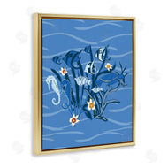 Michelle Ingari Designs | Blue Undersea Critters