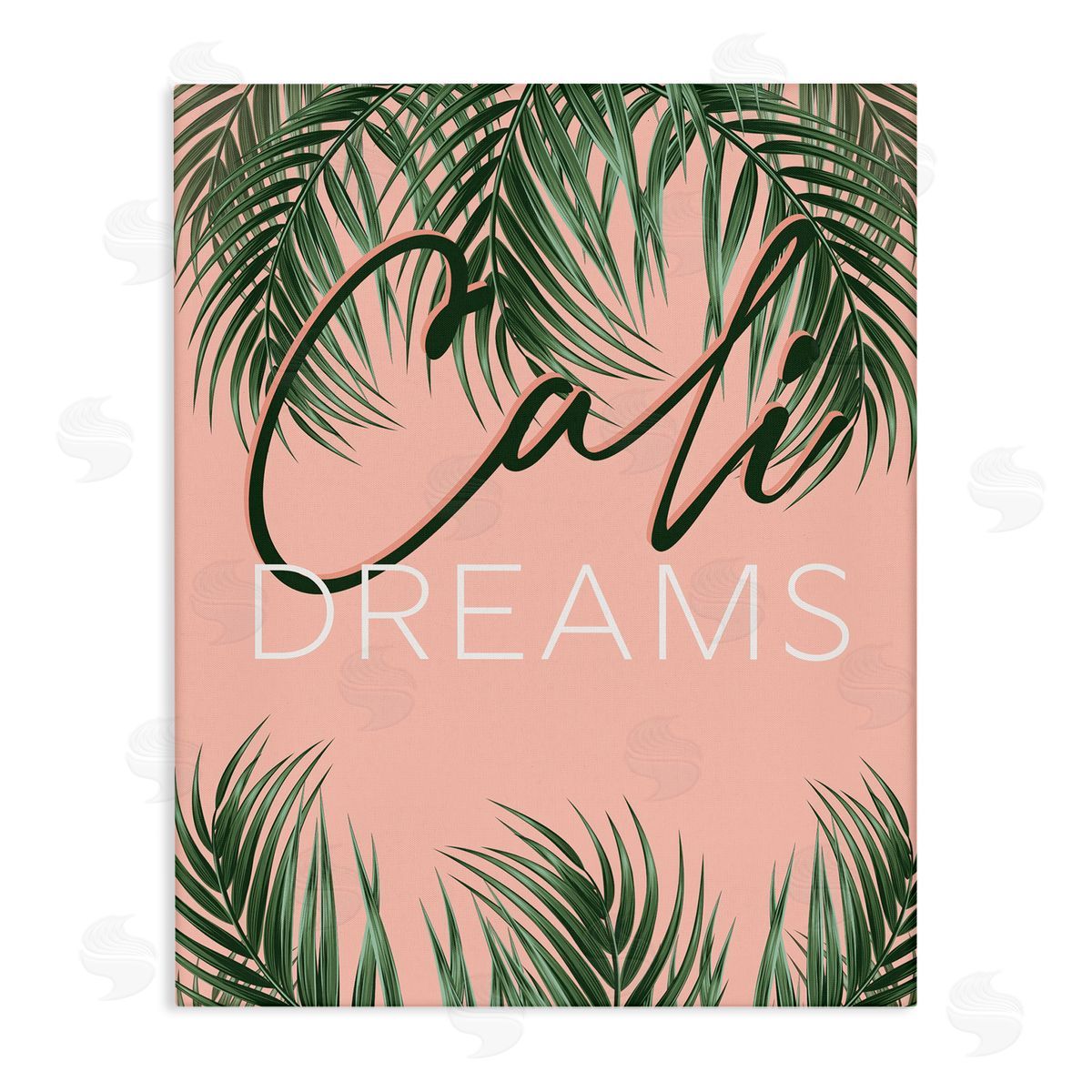 Cali Dreams on Palms Canvas Wall Art, Home Decor by Angela Nickeas