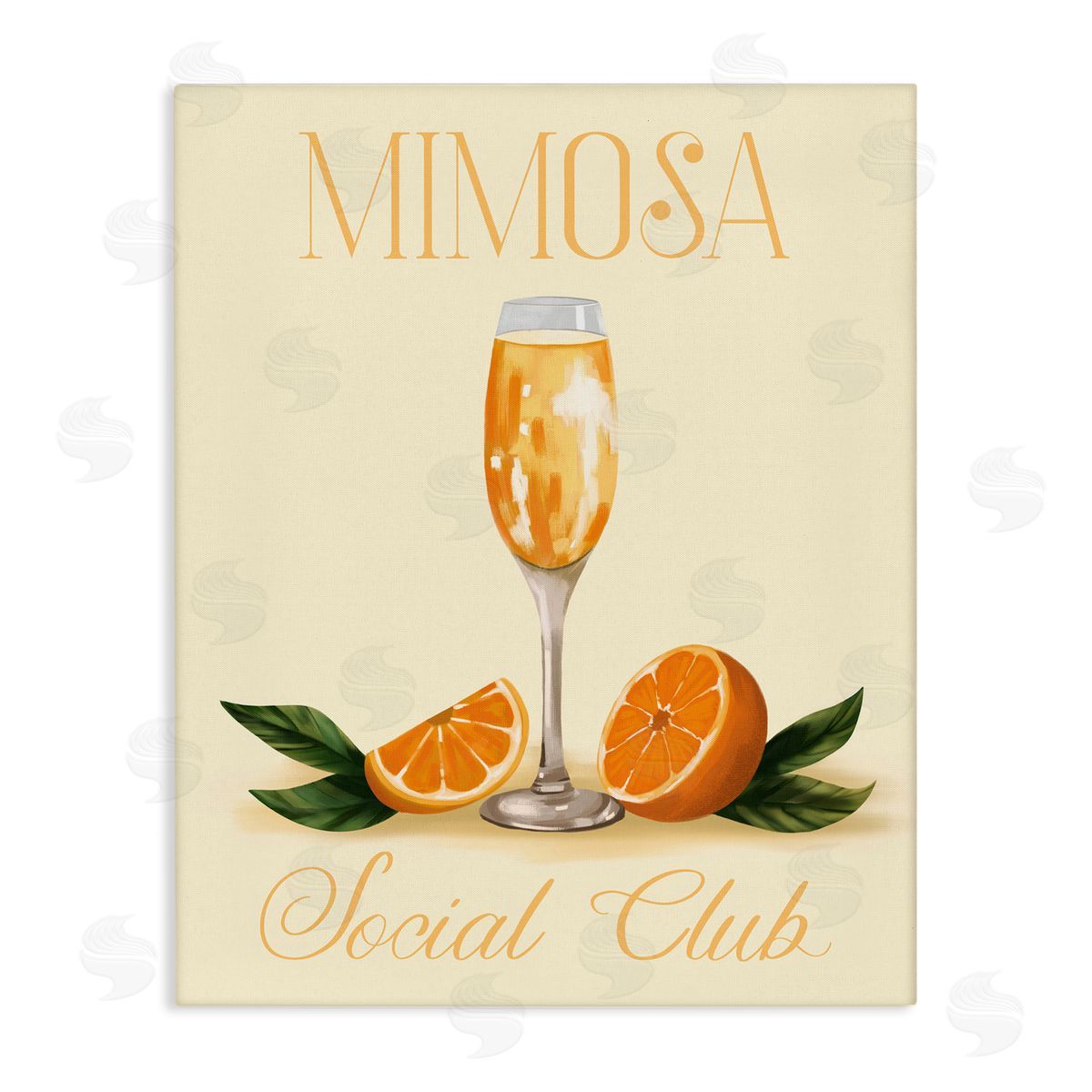 Mimosa Social Club Canvas Wall Art, Home Decor by Hey Bre! Creative Studio