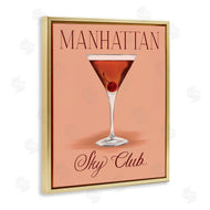 Hey Bre! Creative Studio | Manhattan Sky Club Drink