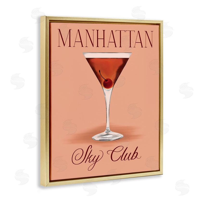 Hey Bre! Creative Studio | Manhattan Sky Club Drink