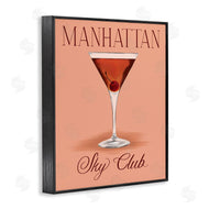 Hey Bre! Creative Studio | Manhattan Sky Club Drink