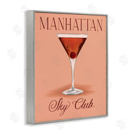 Hey Bre! Creative Studio | Manhattan Sky Club Drink