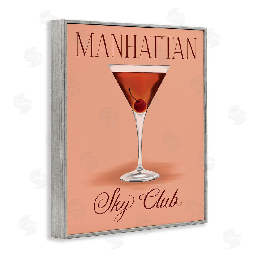 Hey Bre! Creative Studio | Manhattan Sky Club Drink