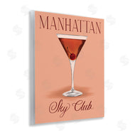 Hey Bre! Creative Studio | Manhattan Sky Club Drink