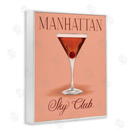Hey Bre! Creative Studio | Manhattan Sky Club Drink