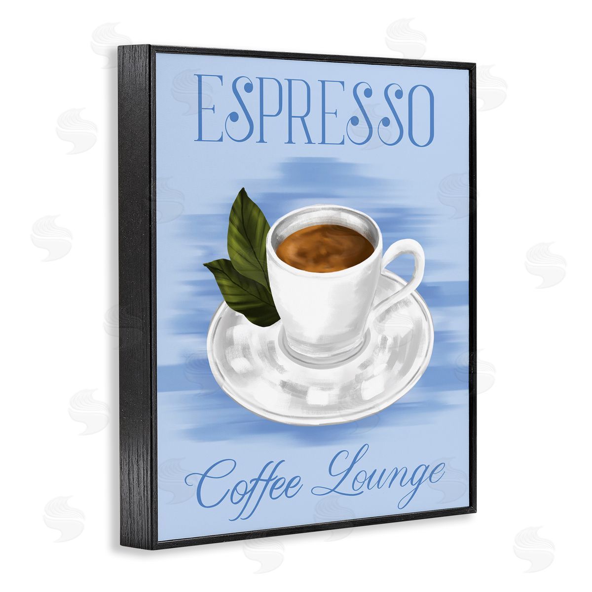 Espresso Coffee Lounge Black Frame Print Wall Art, Home Decor by Hey Bre! Creative Studio