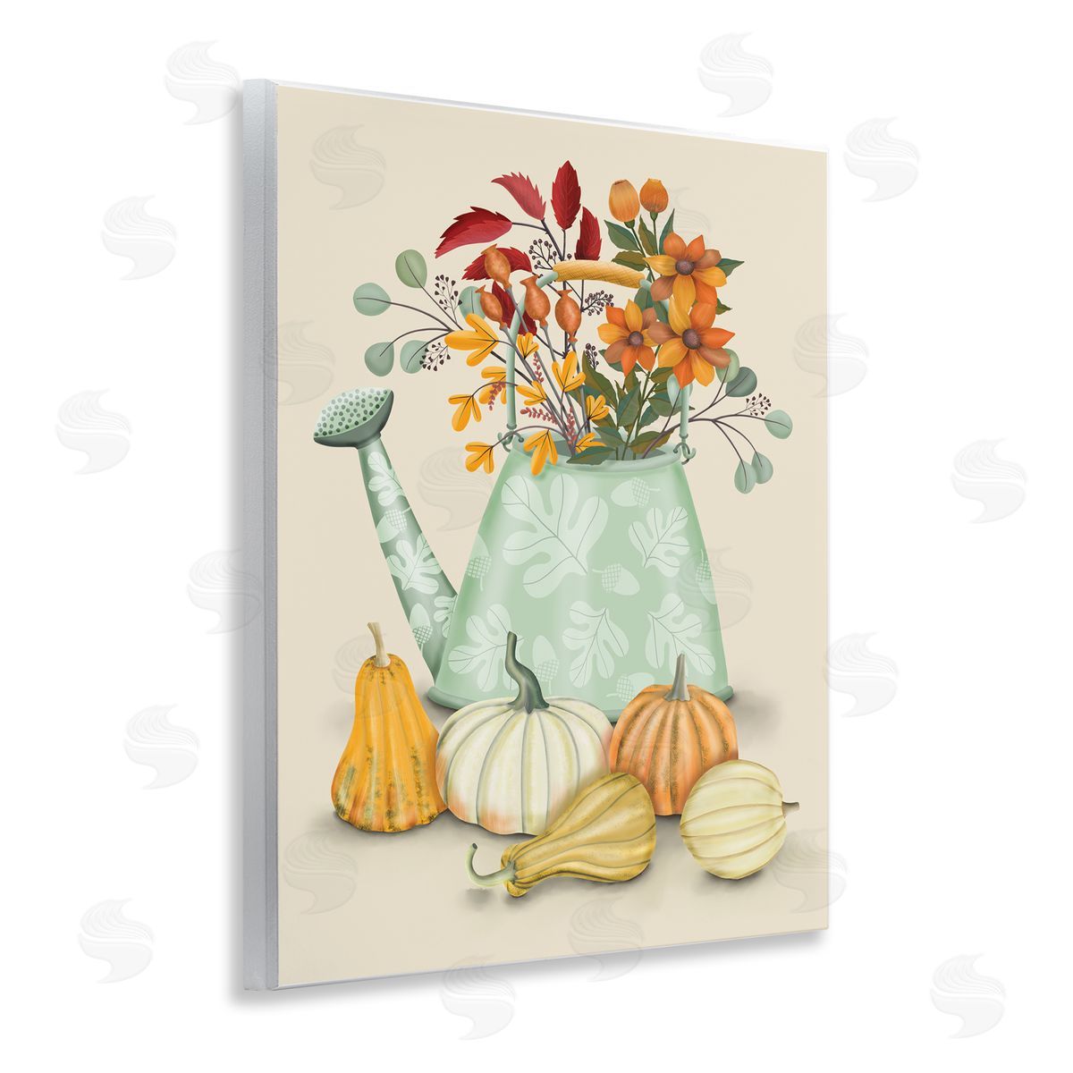 Country Harvest & Bouquet Wood Plaque Wall Art, Home Decor by Darlene Seale