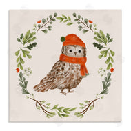 Laura Konyndyk | Holiday Owl Wreaf