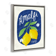 Louise Allen Designs | Amalfi Lemons on Blue