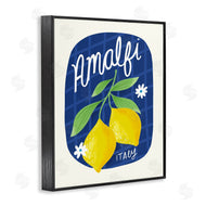Louise Allen Designs | Amalfi Lemons on Blue