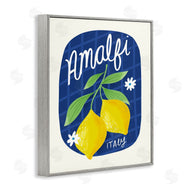 Louise Allen Designs | Amalfi Lemons on Blue