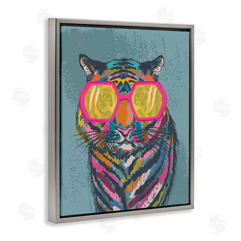 Lisa Perry Whitebutton | Bright Fashion Tiger