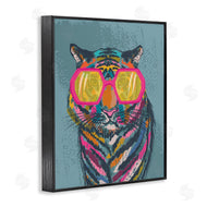 Lisa Perry Whitebutton | Bright Fashion Tiger