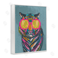 Lisa Perry Whitebutton | Bright Fashion Tiger