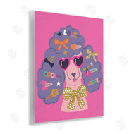 Lisa Perry Whitebutton | Poodle with Hair Baubles