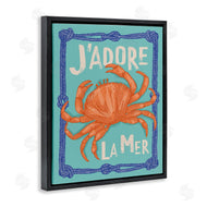 Lisa Perry Whitebutton | J'adore La Mer Crab