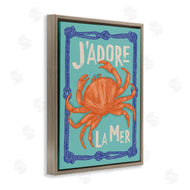 Lisa Perry Whitebutton | J'adore La Mer Crab