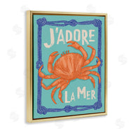 Lisa Perry Whitebutton | J'adore La Mer Crab