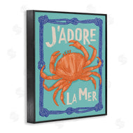 Lisa Perry Whitebutton | J'adore La Mer Crab