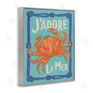 Lisa Perry Whitebutton | J'adore La Mer Crab