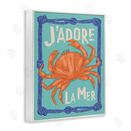 Lisa Perry Whitebutton | J'adore La Mer Crab