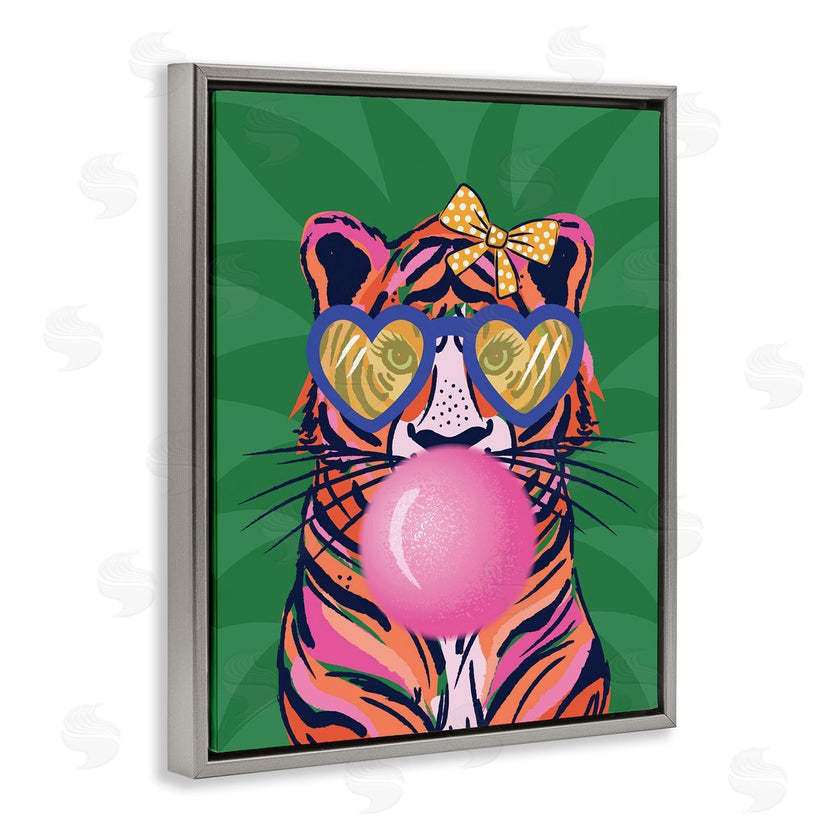 Lisa Perry Whitebutton | Glam Tiger Bubble Gum