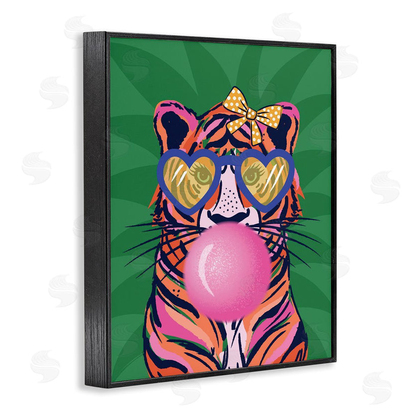 Lisa Perry Whitebutton | Glam Tiger Bubble Gum