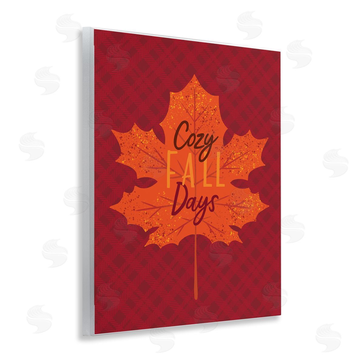 Cozy Fall Days Leaf Wood Plaque Wall Art, Home Decor by Nina Seven