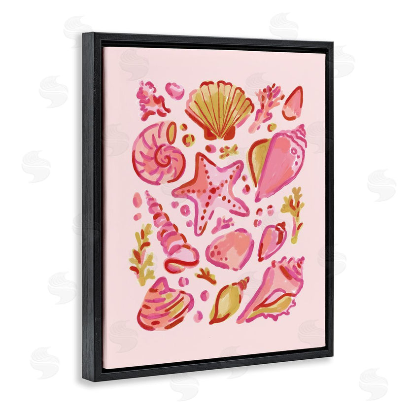Nina Muis Surface Design | Pink Sea Life Collection